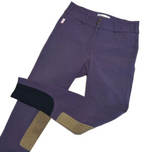 Tailored Sportsman Trophy Hunter Breeches Women 28L Purple Riding Pant Sock 1923
